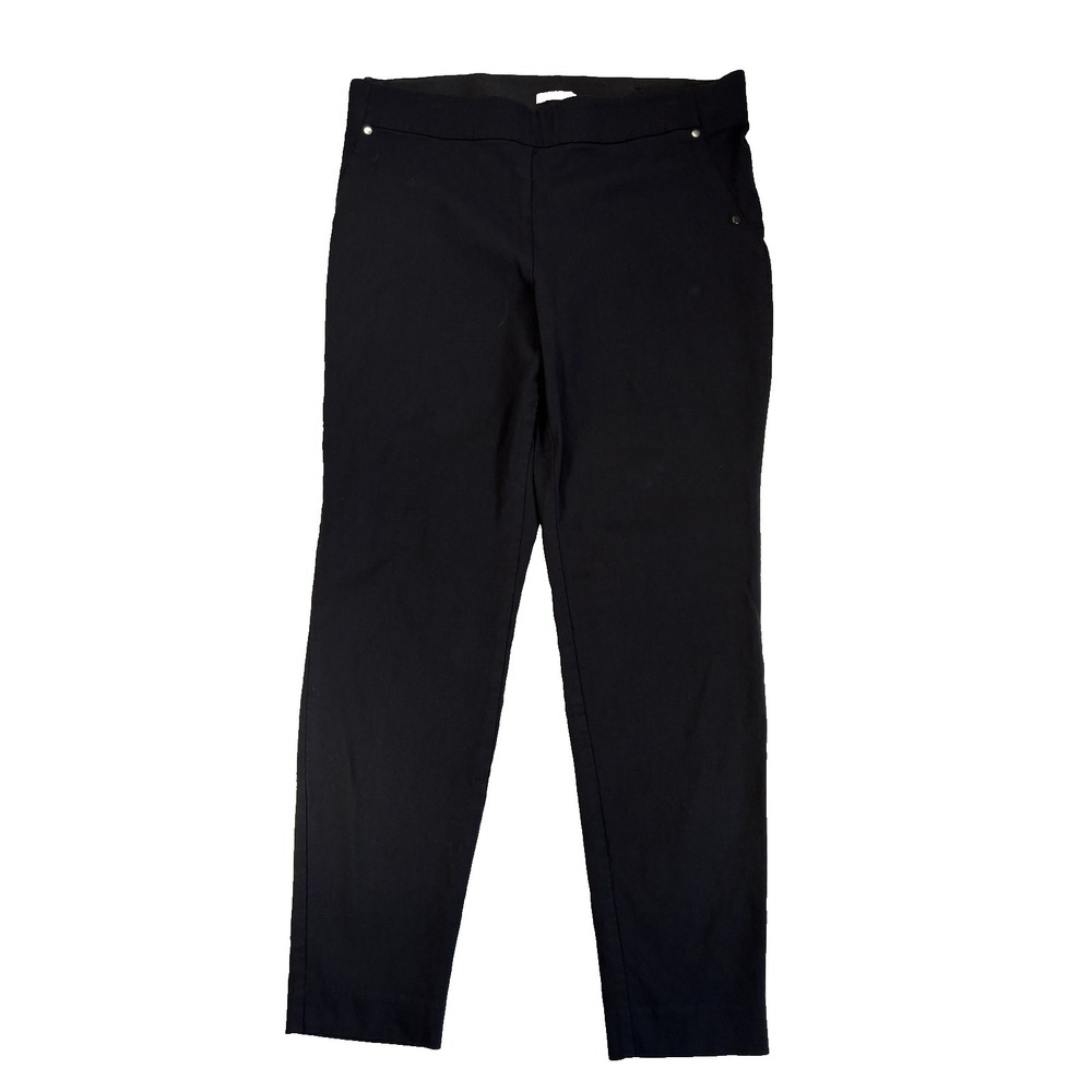 Maurice's Women's Large Sexy Black Ponte Dress Pants Office Career Everyday